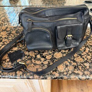 Rowallan Leather Shoulder Bag